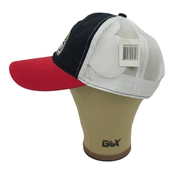 Smoky Mountain Knife Works Mesh Snapback Cap Hat SMKW Patch Trucker Baseball NWT - Picture 9 of 14